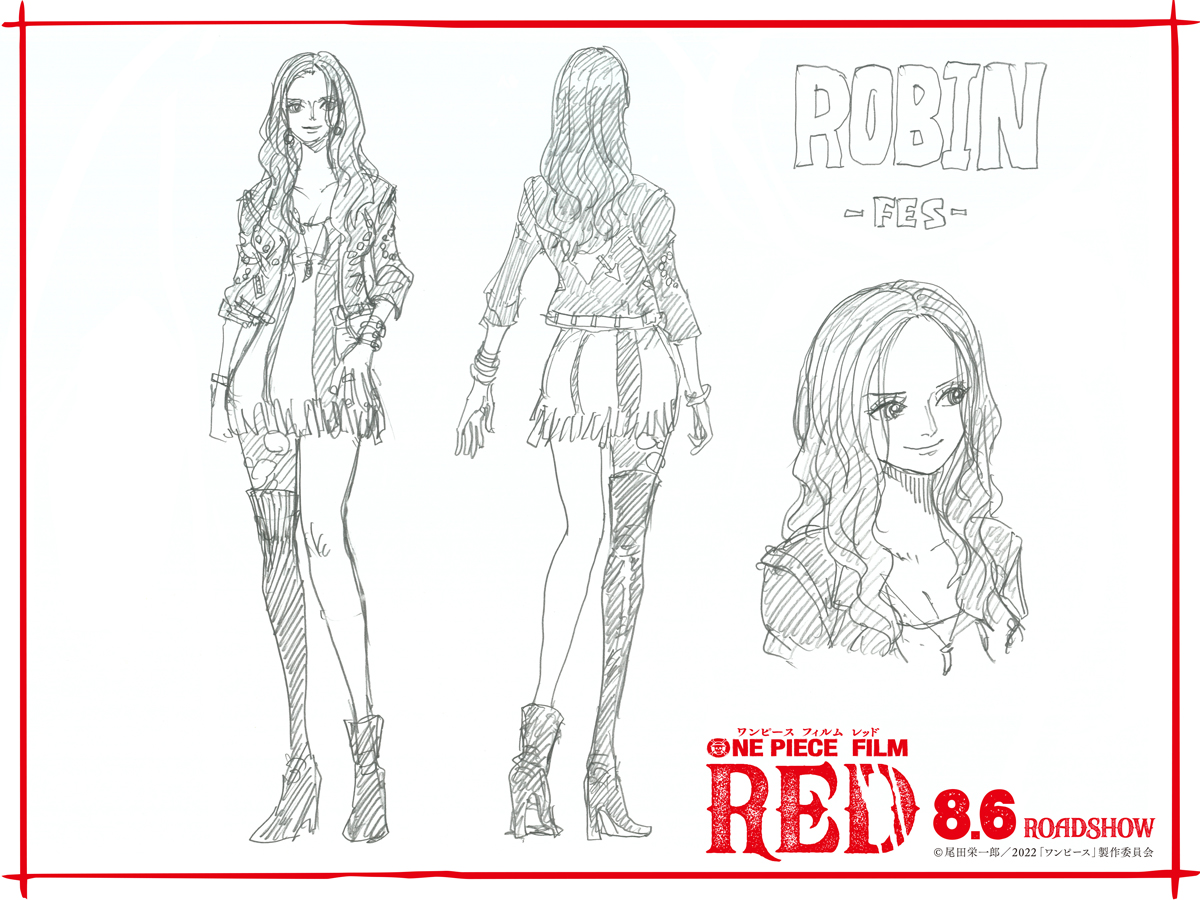 Premier Chara Design Nico Robin - One Piece Film - Red (2022) - Images du  film