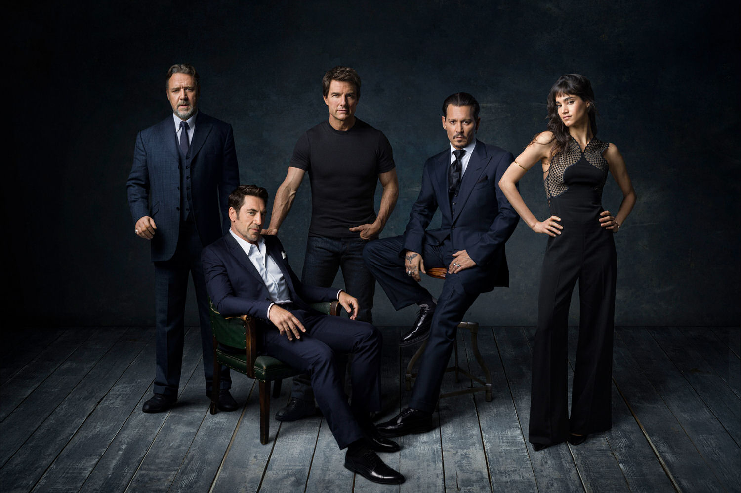 Russell Crowe, Javier Bardem, Tom Cruise, Johnny Depp et Sofia Boutella sont les pilliers du DARK UNIVERSEE