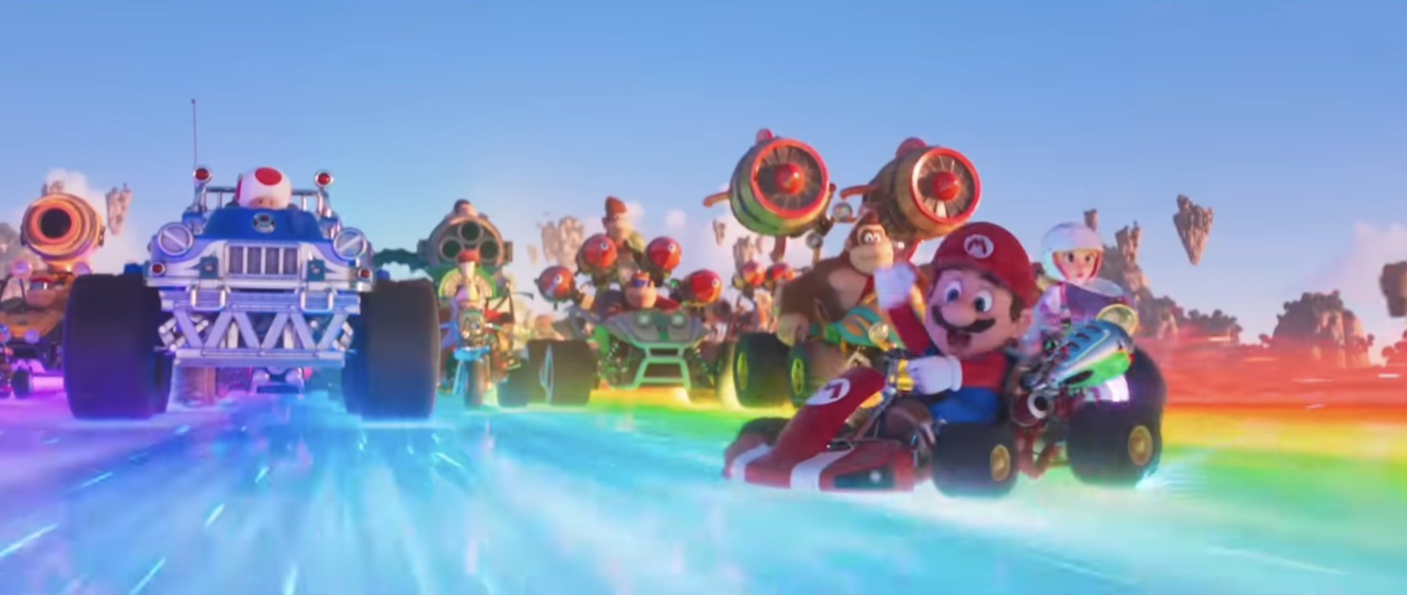 minecraft mario kart route arc en ciel