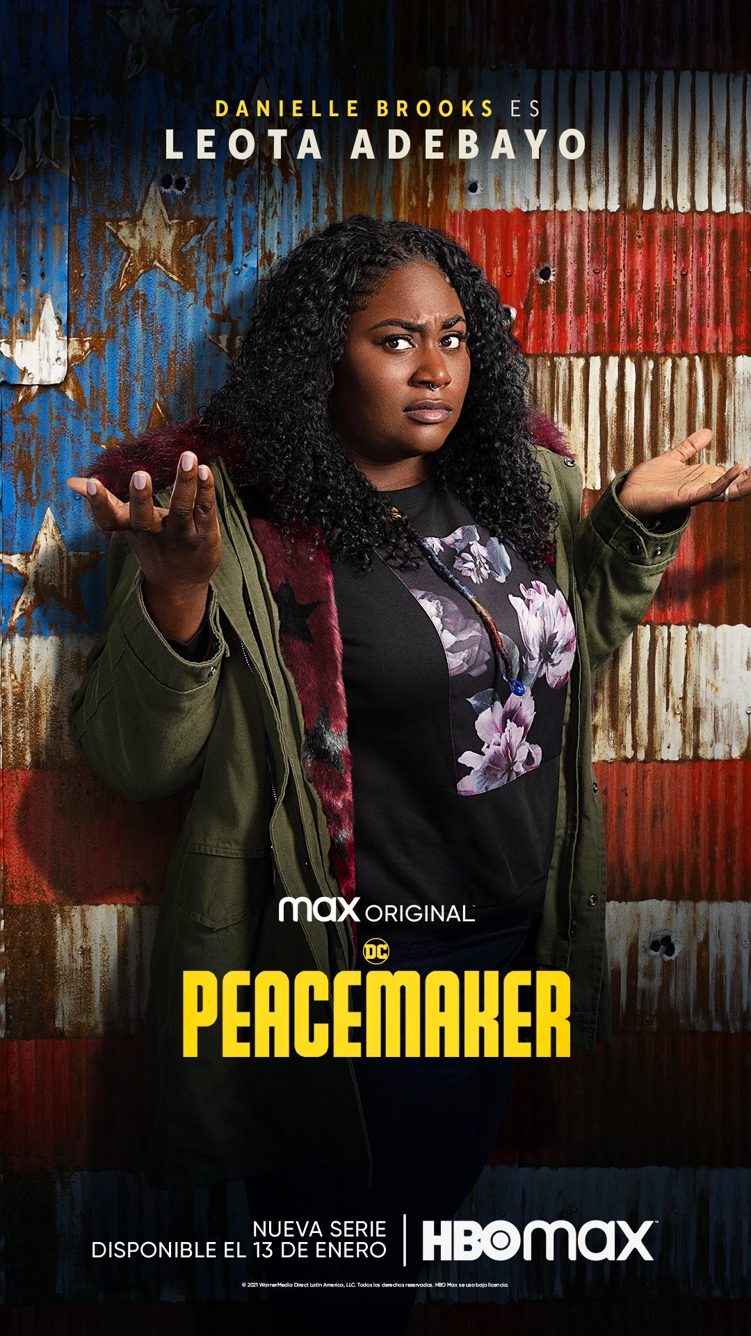 Poster de Leota Adebayo (Danielle Brooks) dans Peacemaker Saison 1