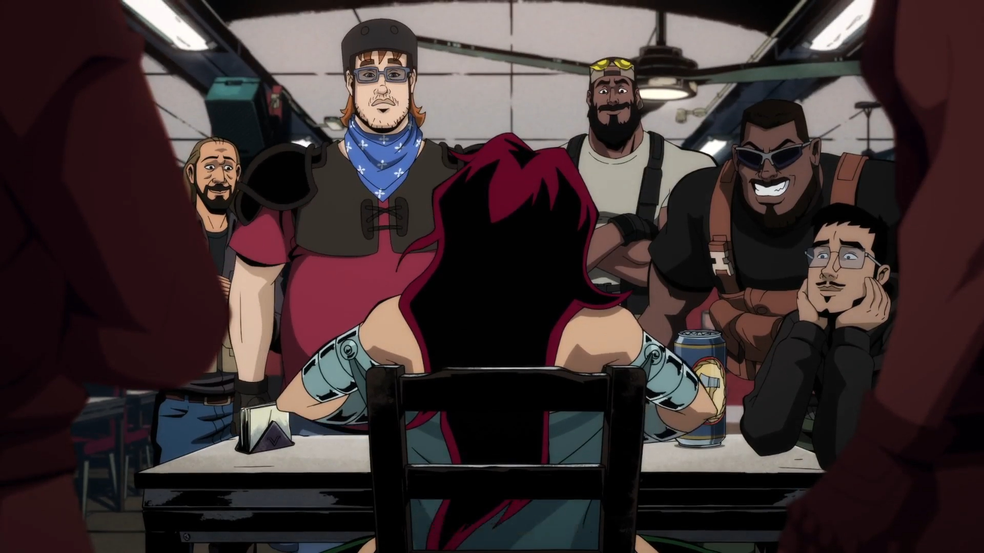 Les Fils de Themyscira aux ordres de Circé dans l'épisode 2 de Creature Commandos