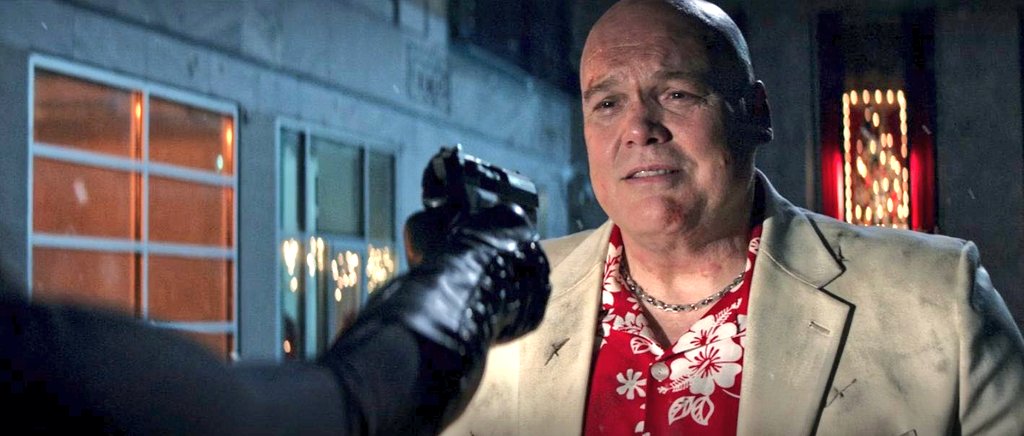 Le Caïd (Vincent D'Onofrio) à la fin de l'épisode 6 de Hawkeye