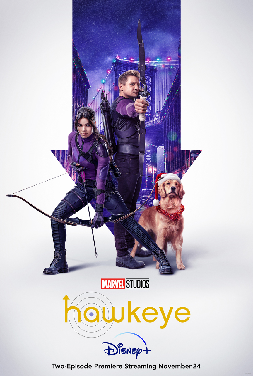 Official Poster 1 month - Marvel Studios' Hawkeye - Disney+